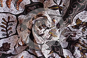 A traditional Indonesian fabric, namely batik cloth which has unique and different patterns and image motifs for each region