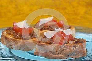 Traditional Iranian Eggplant dip