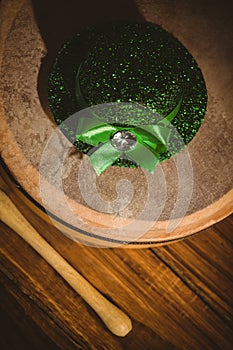 Traditional Irish bodhran and stick