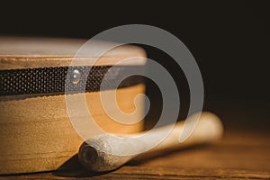 Traditional Irish bodhran and stick