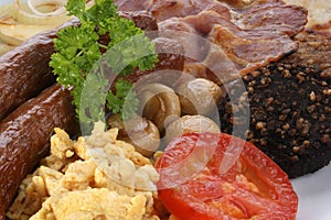 Traditional irish breakfast