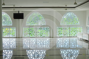 Traditional Islamic geometric pattern of a mosque in Bandar Baru Bangi