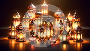Traditional Islamic lanterns