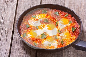 Traditional Israel food Shakshuka