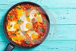 Traditional Israel food Shakshuka