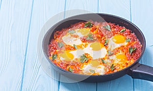 Traditional Israel food Shakshuka