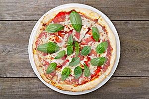Traditional Italian food, Margherita pizza