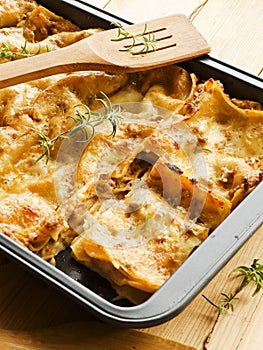 Traditional italian lasagne