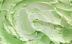 Traditional Italian pistachio ice-cream