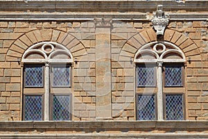 Traditional Italian windows, Rome, Italy