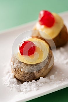 Traditional Italian Zeppole pastry