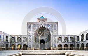 Traditional Jameh mosque of isfahan - Iran photo