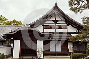 Traditional Japanese architecture in the Byodoin Complex