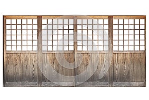 Traditional Japanese door