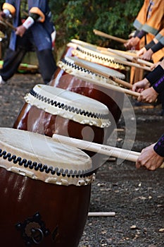 Traditional Japanese drum
