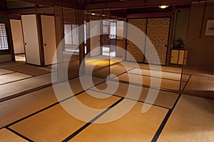 Traditional japanese edo period house room at Kyoto