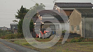 Traditional Japanese Farm in Kyushu, Japanese Countryside, Pan