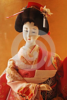 Traditional Japanese Geisha Doll