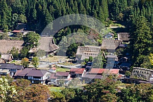 Traditional Japanese old village in Shirakawa