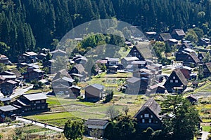 Traditional Japanese old village, Shirakawago