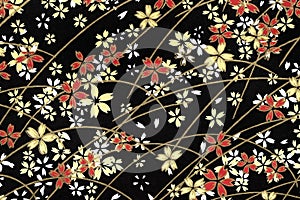 Traditional Japanese pattern background