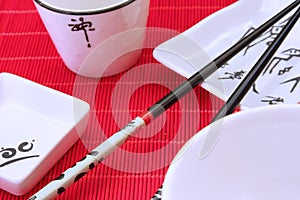 Traditional japanese restaurant utensil