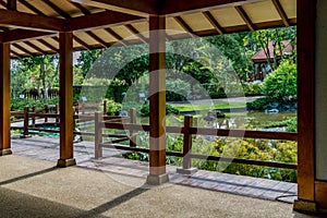 Traditional Japanese terrace