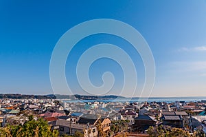 Traditional Japanese town in Kamakura city