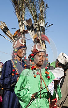Traditional Jingpo Men at Dance
