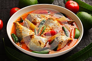 Traditional Kerala fish curry