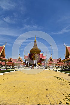 Traditional Khmer architecture in Cambodias Phnom