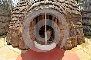 traditional King's Palace in Nyanza, Ruanda