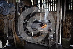 Traditional Kitchen in Ben Tre porvince