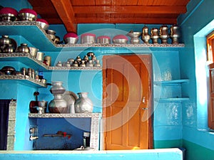 Traditional Kitchen of Kashmiris, Srinagar, India