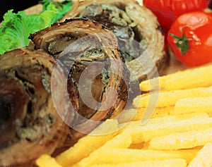 Traditional kokoretsi.