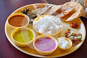 A Traditional Konkan Cuisine - a Complete Indian Meal