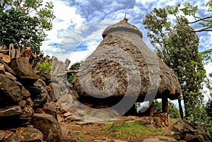 Traditional Konso tribe house, Ethiopia