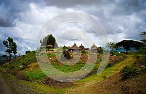 Traditional Konso tribe village in Karat Konso, Ethiopia