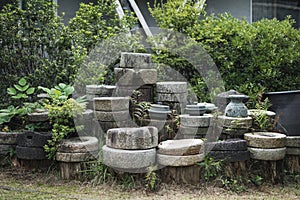 Traditional Korean bowl made of stone