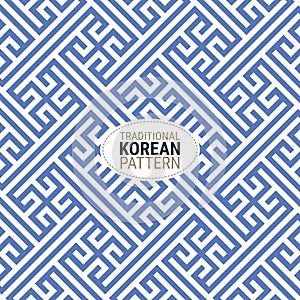 Traditional Korean pattern for designers photo