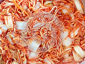 traditional Korean side dish, Chinese cabbage kimchi traditional Korean side dish