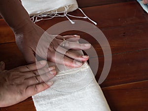 Traditional lao weaving and dyeing, Luang Phabang