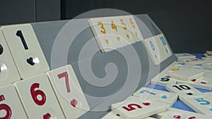 Traditional Legendary Gamble Okey Game Pieces with Colorful Numbers