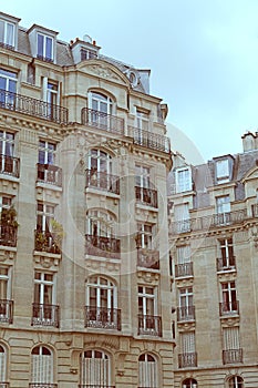 Traditional living building,Paris
