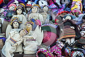 The traditional local Sunday market of Tarabuco, Bolivia