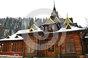 Traditional log house