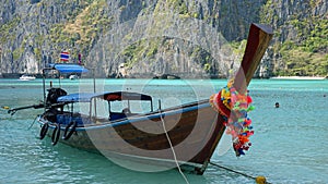 Traditional longtailboat in thailand