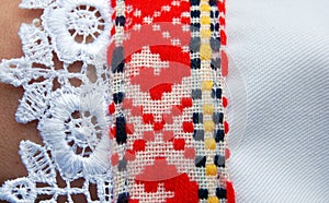 Traditional macedonian costume, details