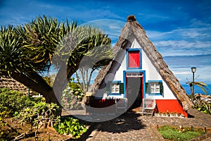 Traditional Madeira house in Santana