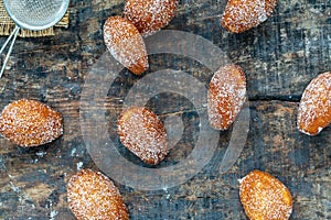 Traditional Madeleines cakes